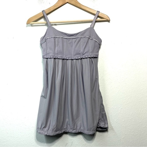 Lululemon Dance Strappy tank lilac Size 4 P132 - Picture 1 of 10